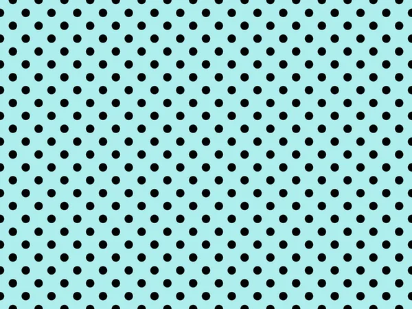 black polka dots pattern over pale turquoise useful as a background
