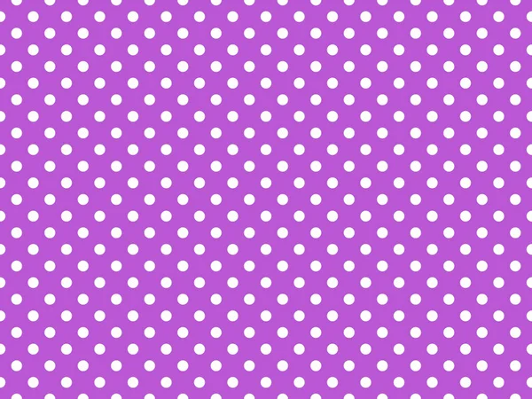 White Polka Dots Pattern Medium Orchid Useful Background — Image vectorielle