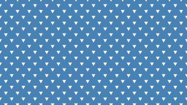 white colour triangles pattern over steel blue useful as a background