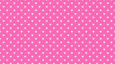white colour triangles pattern over hot pink useful as a background