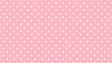 white colour triangles pattern over light pink useful as a background