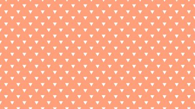 white colour triangles pattern over light salmon red useful as a background