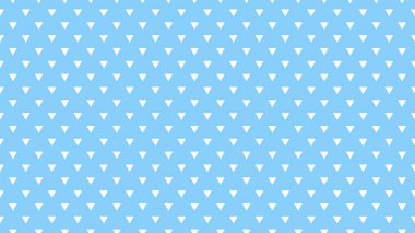white colour triangles pattern over light sky blue useful as a background