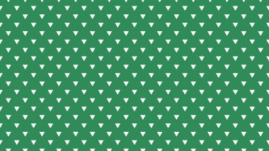 white colour triangles pattern over sea green useful as a background