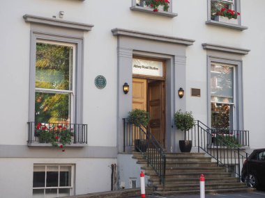 LONDON, İngiltere - CIRCA ECTOBER 2022: Abbey Road kayıt stüdyoları