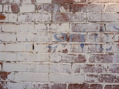 Sanayi tipi beyaz tuğla duvar arka plan olarak kullanışlı