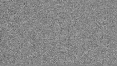 Klasik siyah-beyaz televizyon statik sesi. Düşük çözünürlüklü analog televizyon efekti. Arka plan olarak kullanışlı.