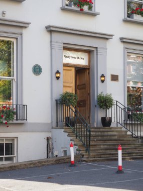 LONDON, İngiltere - CIRCA ECTOBER 2022: Abbey Road kayıt stüdyoları
