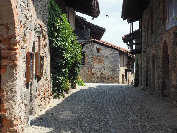 Ricetto fortified medieval village in Candelo, Italy