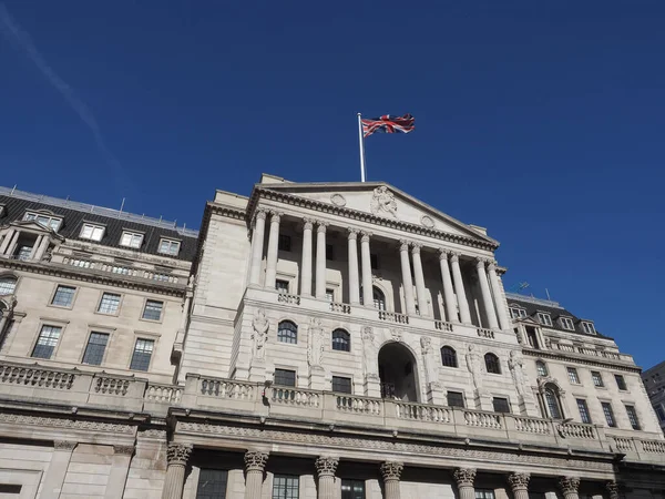Banque Angleterre Boe Londres Royaume Uni — Photo