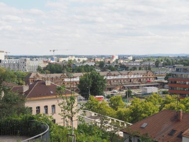 BRNO, CZECH CUMHURİYETİ - CRCA EPTESİ 2022: Şehrin havadan görüntüsü