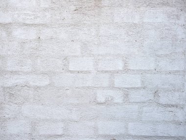 Beyaz tuğla duvar arka plan olarak kullanışlı