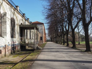Collegno, İtalya - CIRCA HAZİRANESİ 2023: La Certosa eski manastırı ve akıl hastanesi