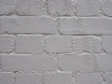 Beyaz tuğla duvar arka plan olarak kullanışlı