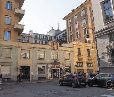 TURIN, ITALY - CIRCA FEBRUARY 2023: Via Arcivescovado