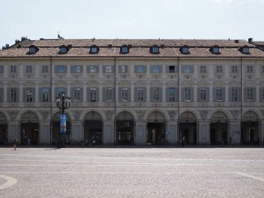 TURIN, ITALY - CIRCA AUGUST 2022: Piazza San Carlo square