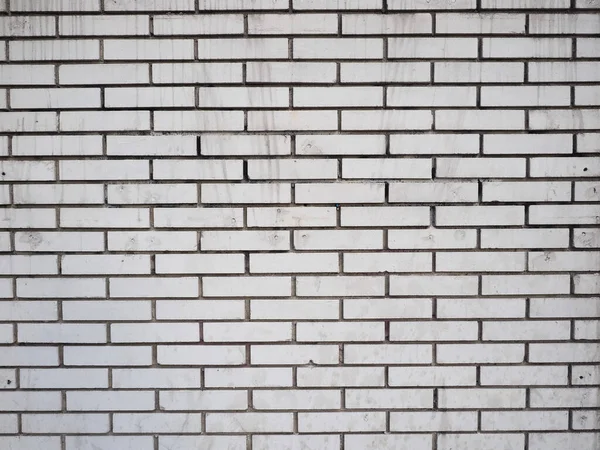 Mur Brique Blanche Utile Comme Fond — Photo
