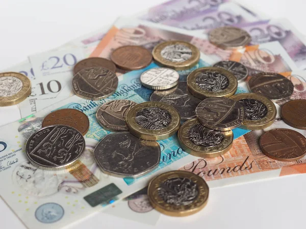 ポンド硬貨 イギリスの通貨 — ストック写真