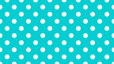 Beyaz benekli benekler koyu turkuaz cyan üzerinde bir arkaplan olarak kullanışlı