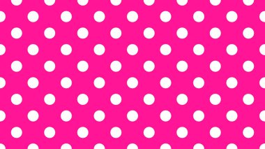 Arkaplan olarak kullanışlı koyu pembe üzerindeki beyaz benekli desen