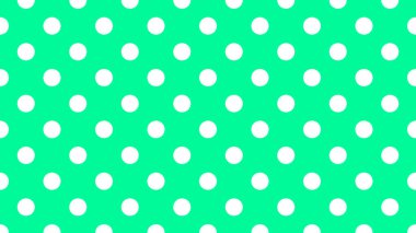 Beyaz renk benekler orta bahar yeşili üzerinde deseni bir arkaplan olarak kullanışlı