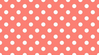 Beyaz renkli benekler, arka plan olarak kullanışlı olan somon kırmızısı üzerindeki benekler.