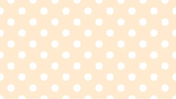Weiße Farbe Tupfenmuster Über Blanchiertem Mandelbraun Nützlich Als Hintergrund — Stockvektor