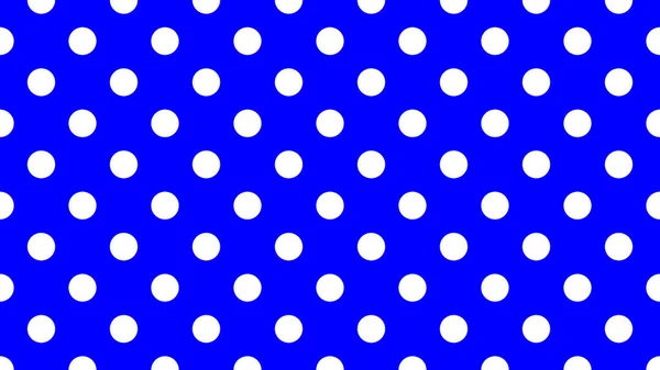 Biały Kolor Polka Kropki Wzór Niebieskim Przydatne Jako Tło — Wektor stockowy