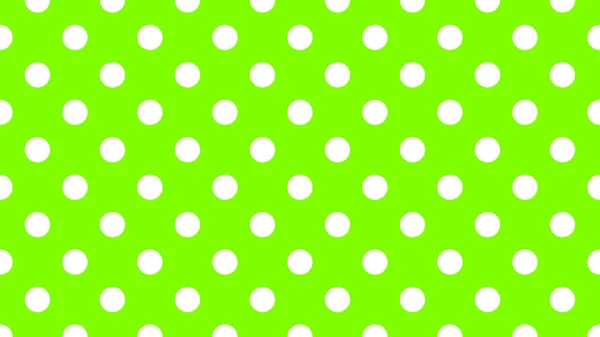 Biały Kolor Polka Kropki Wzór Nad Chartreuse Zielony Przydatne Jako — Wektor stockowy