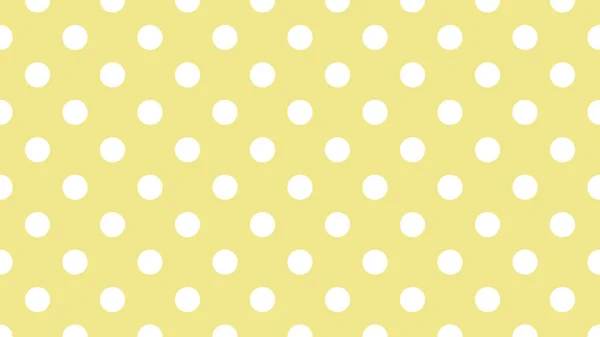 Bílá Barva Polka Tečky Vzor Nad Khaki Žluté Užitečné Jako — Stockový vektor