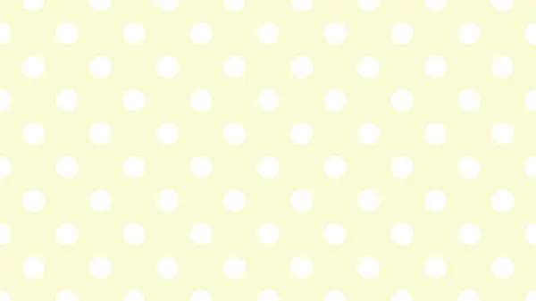 Bílá Barva Polka Tečky Vzor Světle Zlaté Tyčinky Žluté Užitečné — Stockový vektor