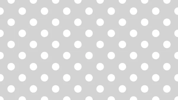 White Colour Polka Dots Pattern Light Grey Useful Background — Stock Vector