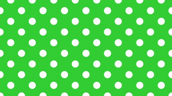 Bílá Barva Polka Tečky Vzor Přes Vápno Zelená Užitečné Jako — Stockový vektor