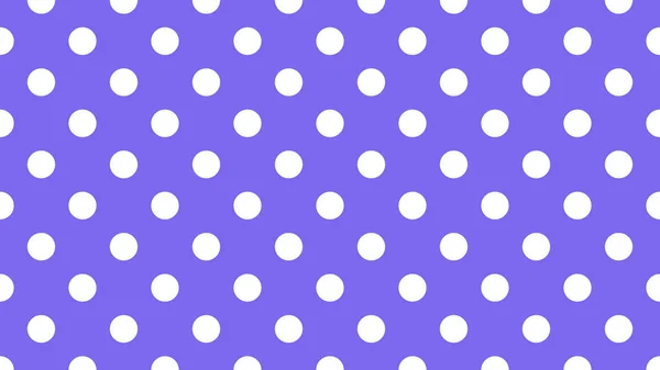 Bílá Barva Polka Tečky Vzor Přes Střední Břidlice Modrá Fialová — Stockový vektor