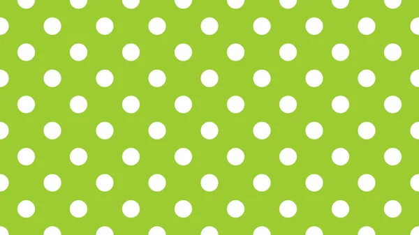 Weiße Farbe Tupfenmuster Über Gelb Grün Nützlich Als Hintergrund — Stockvektor