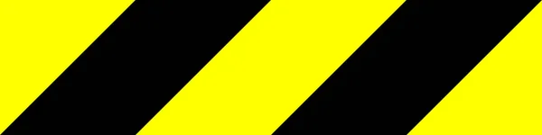 Černá Žlutá Výstražná Páska Kachlová Ilustrace — Stockový vektor