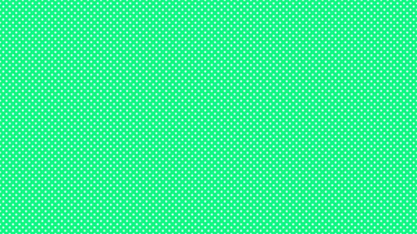 Белый Цвет Полька Точки Узор Над Весенне Зеленым Полезным Качестве — стоковый вектор