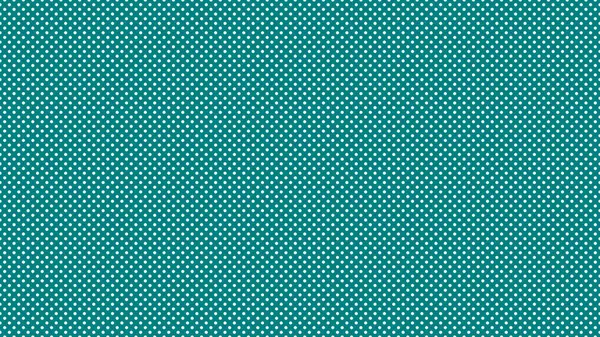 White Colour Polka Dots Pattern Teal Cyan Useful Background — Stockový vektor