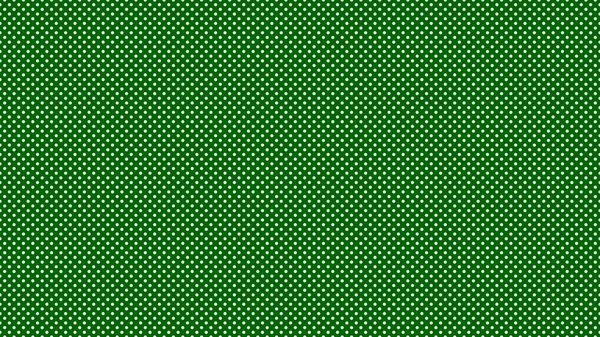 Белый Цвет Полька Точки Узор Над Темно Зеленым Полезным Качестве — стоковый вектор