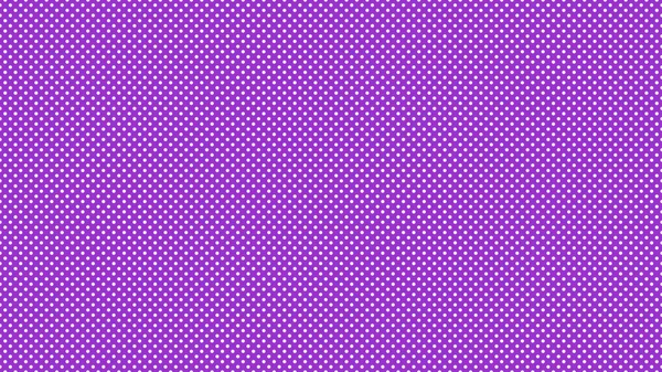White Colour Polka Dots Pattern Dark Orchid Purple Useful Background — Stock Vector