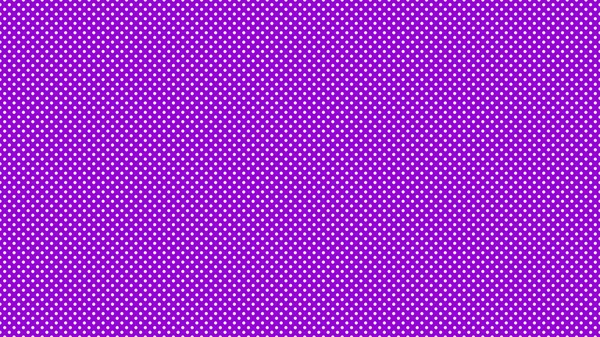 背景として有用な濃い紫色の上に白い色の水玉模様 — ストックベクタ
