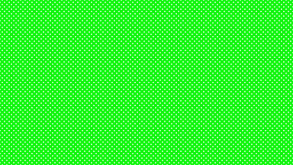 White Colour Polka Dots Pattern Lime Green Useful Background — Stock Vector