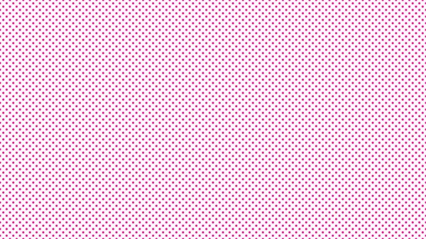 深いピンク色の水玉模様が背景として役に立つ — ストックベクタ