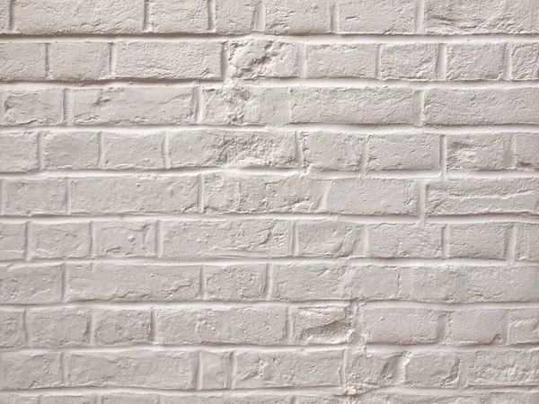 背景として有用な産業スタイルの白いレンガの壁 — ストック写真