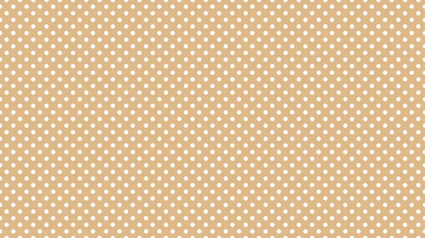 White Polka Dots Pattern Burly Wood Useful Background — Photo