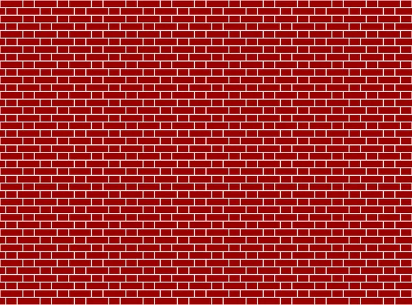 Red Bricks Wall Flemish Bond Illustration Useful Background — Stock Photo, Image