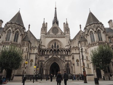 LONDON, İngiltere - CIRCA ECTOBER 2022: Kraliyet Adalet Divanı