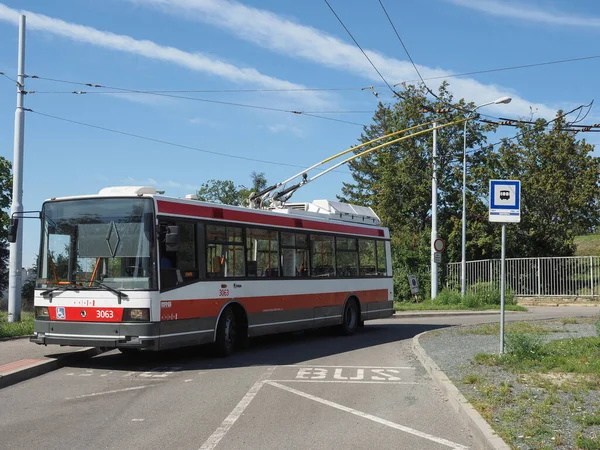 Brno Republika Czeska Circa Wrzesień 2022 Wózek Autobusowy Transportu Publicznego — Zdjęcie stockowe