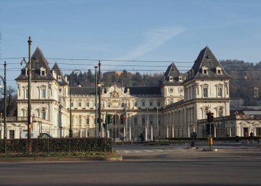 TURIN, ITALY - CIRCA JANUARY 2023: Castello del Valentino baroque castle
