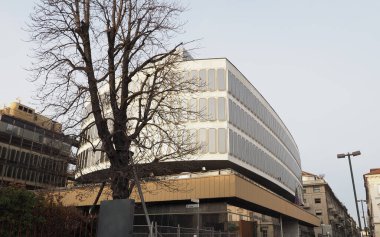 TURIN, İtalya - CIRCA JANUARY 2023: Kamera di ticari çeviri odası Mimar Carlo Mollino tarafından tasarlandı